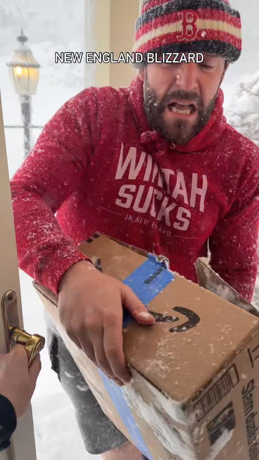 Return to sender … REFUND… take this back #newengland #blizzard