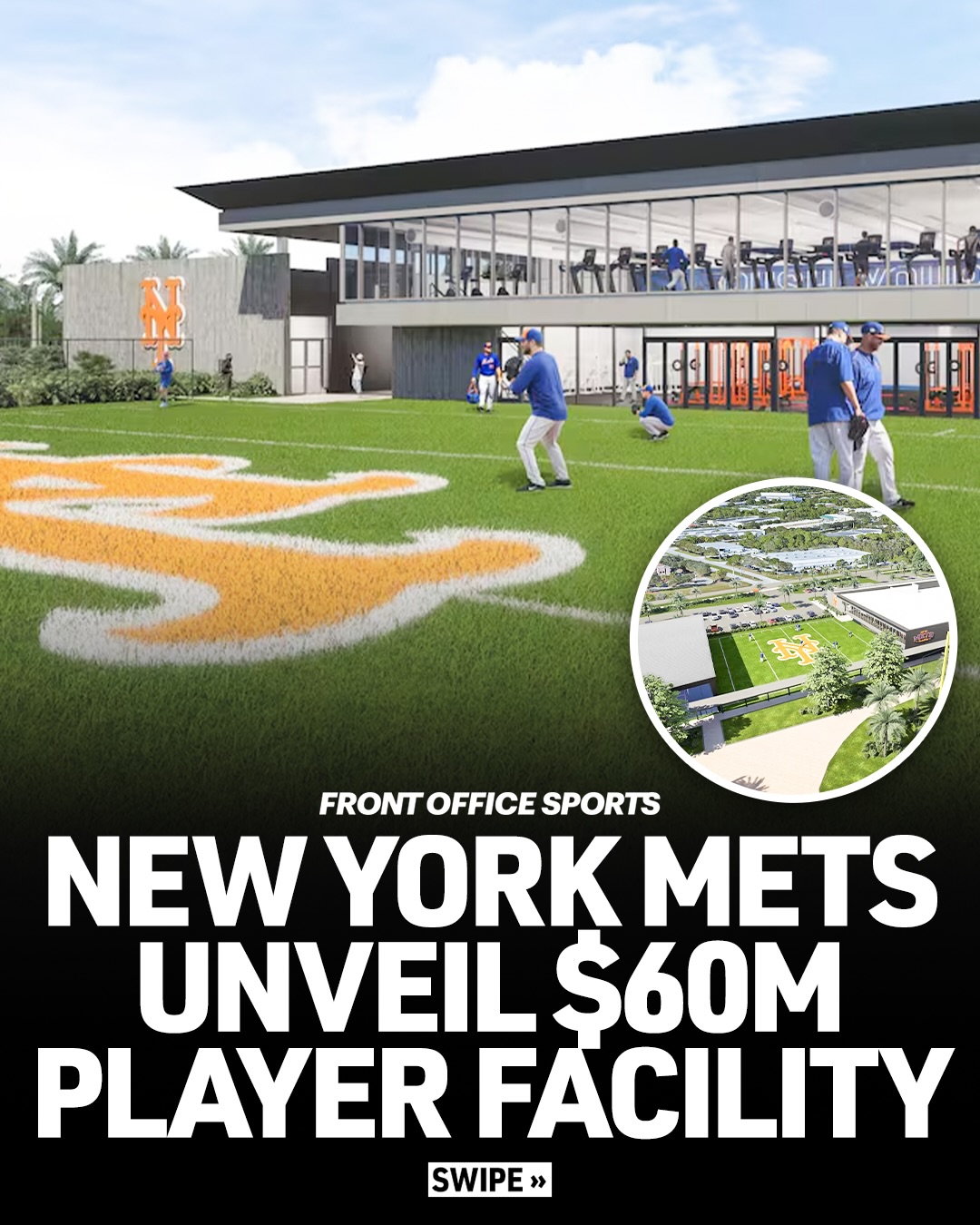 The Mets have broken ground on a $60M player development complex in Port St. Lucie, privately funded by owner Steve Cohen, set to open for 2027 Spring Training.