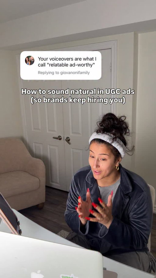My secret to relatable ad-worthy UGC voiceovers 👇🏽 

If you want your ads to feel natural (and actually convert), here’s what matters:

1️⃣ Tonality > perfection
Your tone carries emotion. If your voice sounds tight, rushed, or overly polished, it feels like an ad. Relaxed tone = trust. Test out different tones while recording your voiceover so you can select the lines that hit the best in post-production. 

2️⃣ Talk like you’re on FaceTime
Imagine you’re explaining it to a friend. Be genuine and not overly polished. You’re not pitching, not performing, just sharing. 

3️⃣ Rehearse before you hit record
Read your script 5–10 times out loud before filming. By the time you press record, it should feel like a thought, not a line.

4️⃣ Test it on a real human
Read it to a friend. If they look confused or it sounds unnatural coming out of your mouth, rewrite it or tweak whatever parts your need to. 

The goal isn’t to sound perfect. It’s to sound believable.

That’s what makes content “relatable ad-worthy.”
And that’s what gets brands to run your videos as paid ads.

Save this for your next shoot and follow @sociallyaziz for more UGC tips ✨

ugc creator, ugc community, ugc ads, content creator, #ugccreator #ugc #ugccommunity #ugccontent