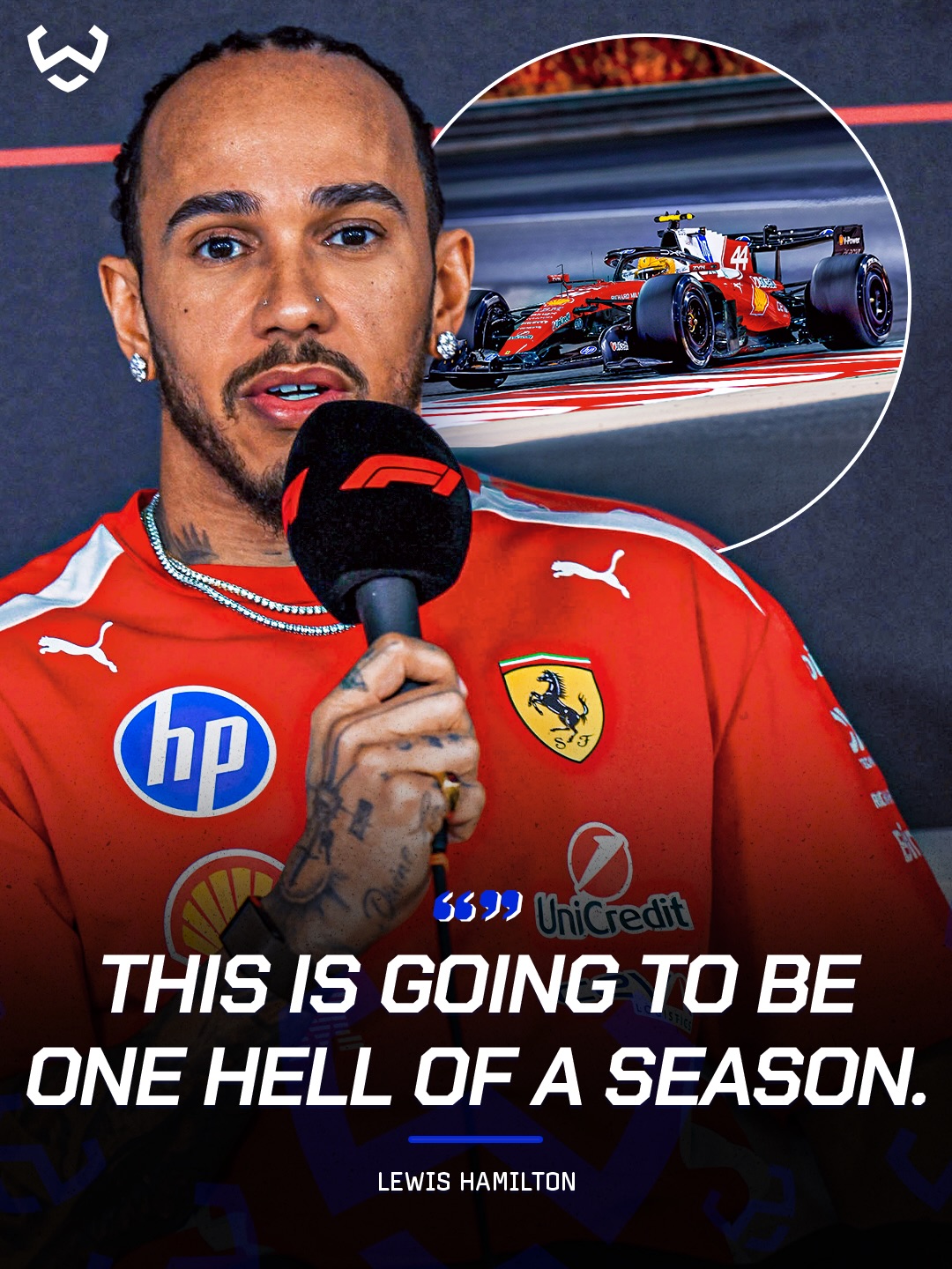 Lewis Hamilton says he lost his way during a difficult period in F1 last season 😤

He believes he has found himself again and is ready for the 2026 season. 💪