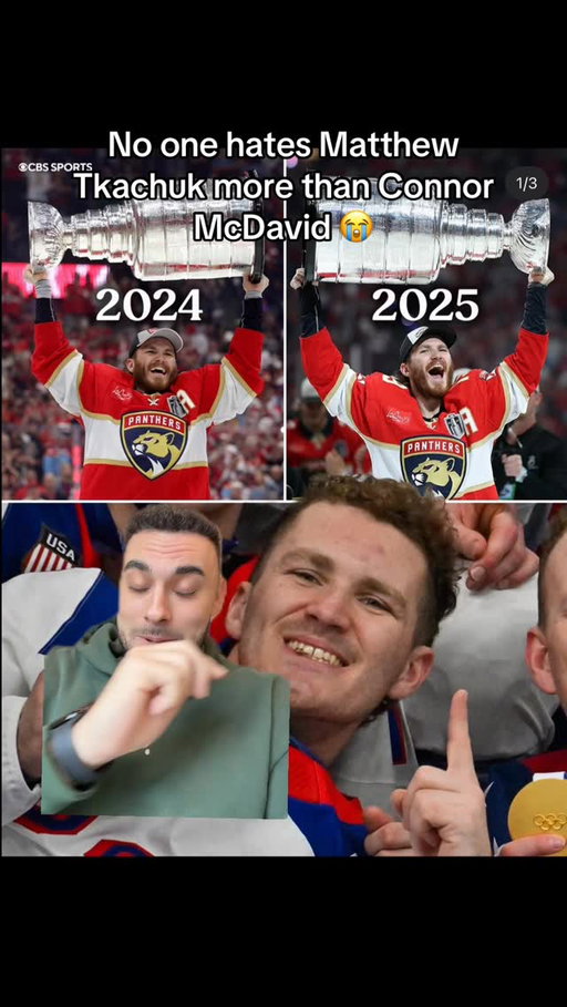 No one hates Matthew Tkachuk more than Connor McDavid 😭