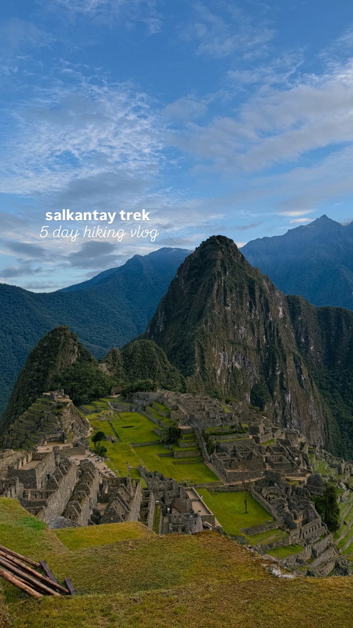 hiking the Salkantay Trek in Peru 🥾🇵🇪

truly one of the most fun treks to date — amazing food, king size beds, stunning trails, and the most amazing group + guide (booked with @salkantaytrekking) ⭐️ if I could give this company 10 stars out of 5 I would!! 

in total the trek is about 47 miles and 10,000 ft of elevation to Aguas Calientes where you stay the night before taking a bus up to Machu Picchu the following morning. The highest point of elevation you’ll reach is just over 15,000 so bring coca leaves to help! 🍃

Will definitely be back in Peru one day 🦙

#hikinggirls #outdoorsygirl #salkantaytrek #trekkingperu #trekkingadventure