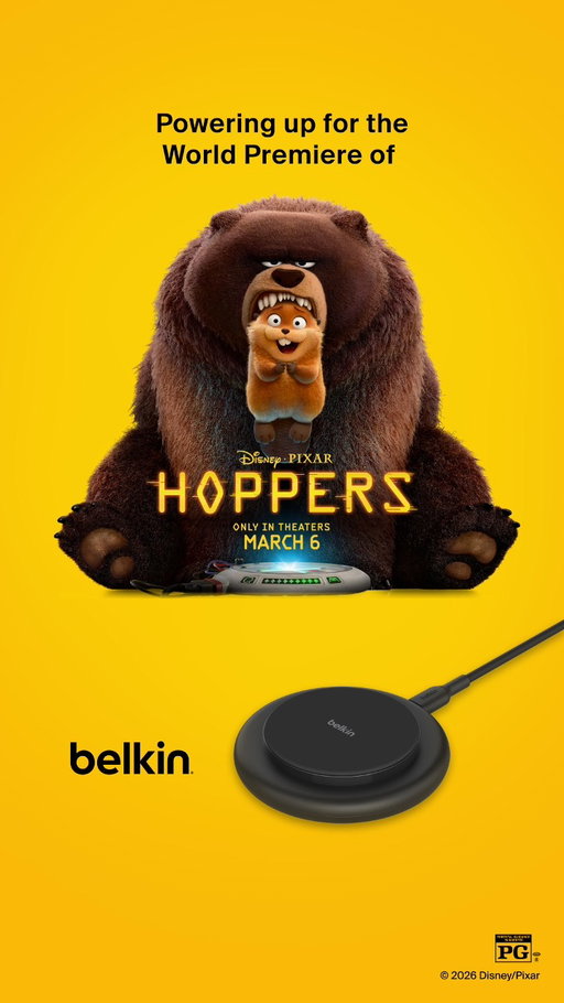 We’re proud to collaborate with @Disney and @Pixar’s #Hoppers — and tonight, we’re headed to the World Premiere 🎬 Get a closer look at this animated comedy adventure and stay tuned for our red carpet power-up at the Premiere! 
See Disney and Pixar’s #Hoppers, in theaters March 6. #Belkin