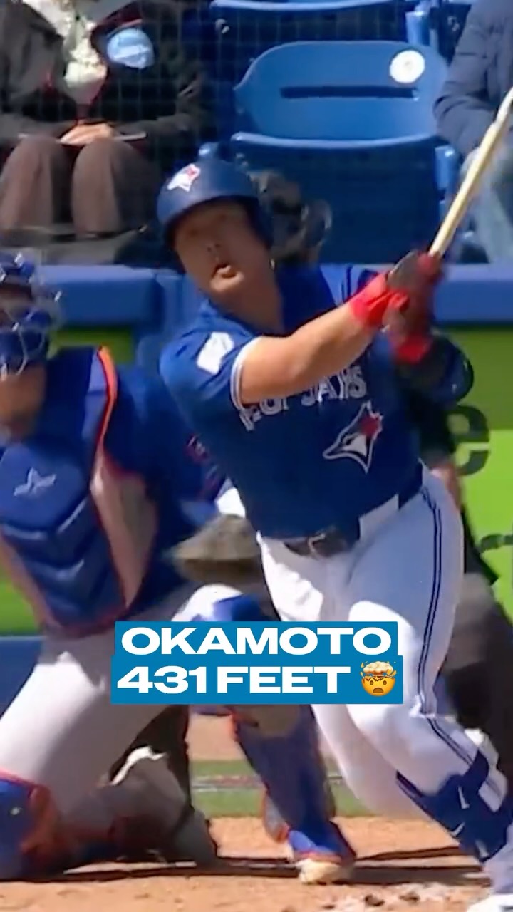 The first Blue Jays homer for Kaz ‼️
岡本和真、オープン戦初ホームラン!