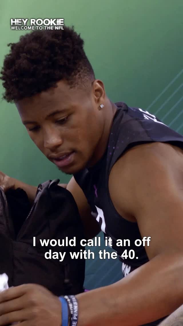 Saquon had high standards from the start 🫡

2026 NFL Combine starts Thursday 3pm ET on @nflnetwork
Stream on @NFLPlus