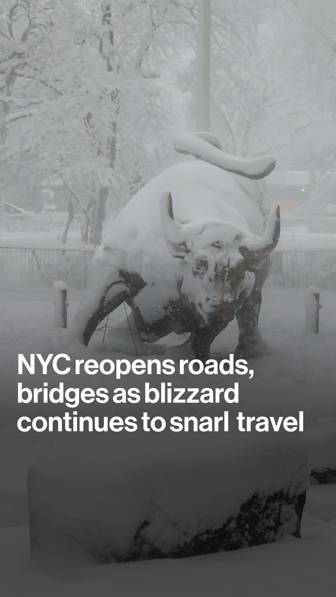 New York City Mayor Zohran Mamdani has lifted the directive that closed streets, highways and bridges to most traffic as snow continues to fall across the city. 

The nor’easter is expected to continue in New York through Monday afternoon before tapering off, according to the National Weather Service.

Tap the link in bio for more.