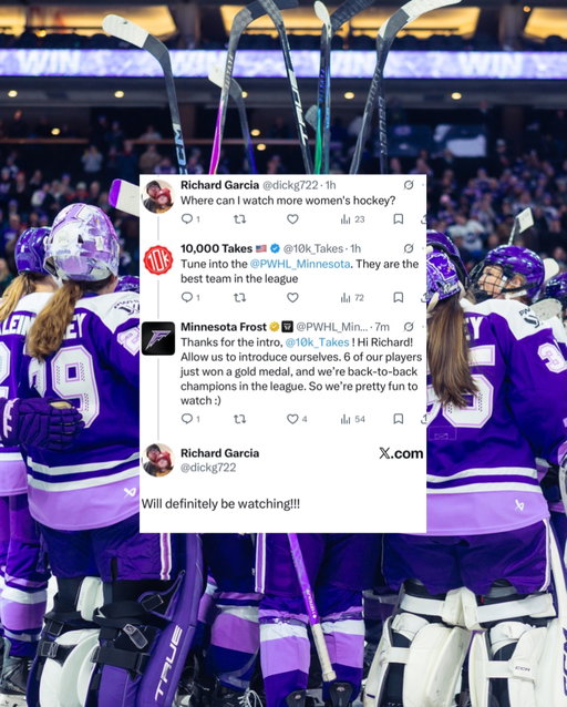 Here’s to spreading the joy of Frost hockey and making so many new friends along the way ☺️