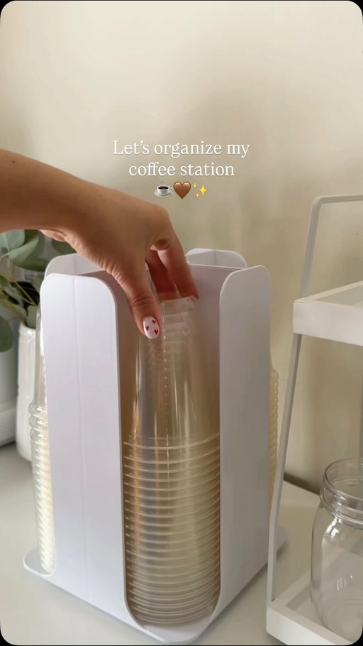 Organizing my coffee station with @tossware
Chic, sustainable, and completely shatterproof. 
They’re perfect for everything from slow coffee mornings to hosting friends. Beautiful, practical, and made to celebrate every sip 💚✨

#coffee #coffeestation #organization #tossware