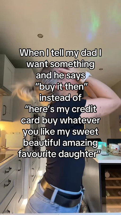 😭 #justagirl #dadsdaughter