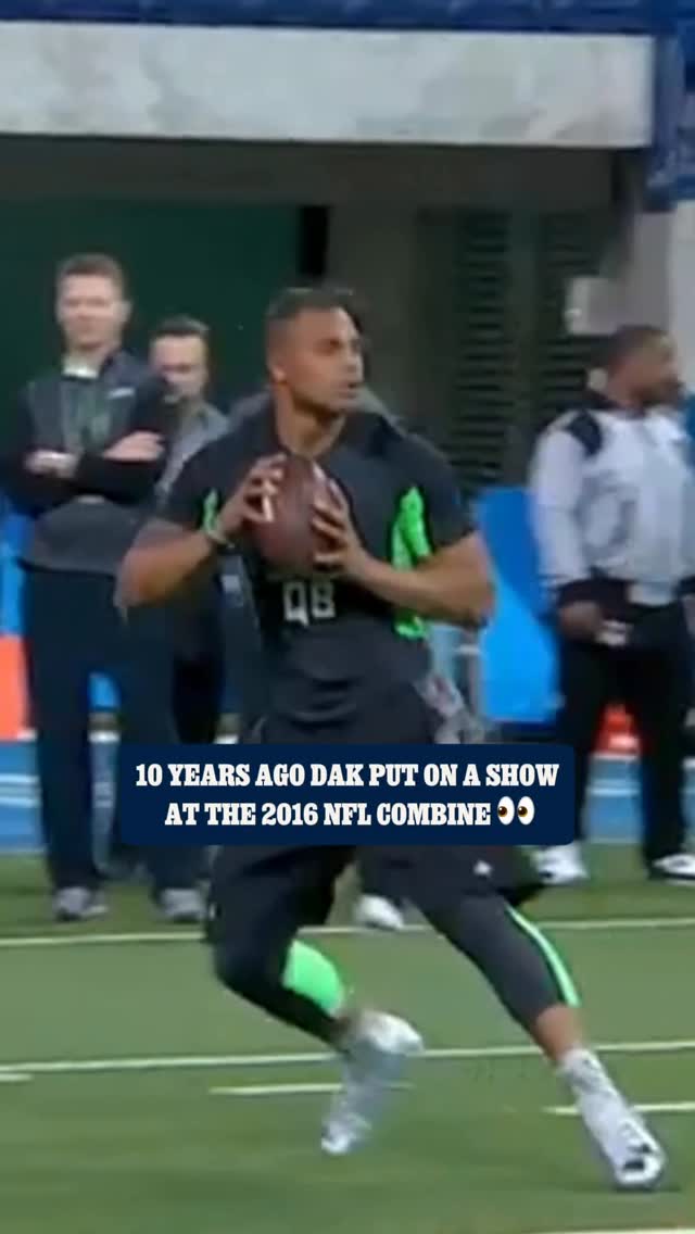 Dak on display 💪

📺: NFL Combine 2/26 on @nflnetwork
