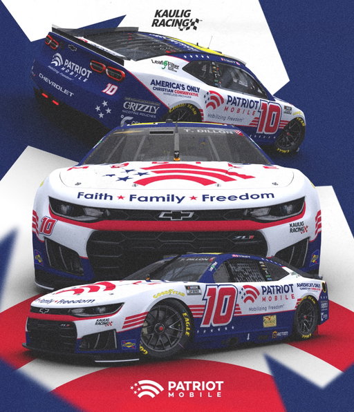 Bringing’ the red, white, and blue to the track! 🇺🇸

@patriotmobileusa will ride with @ty_dillon four times in 2026, starting this weekend at COTA!