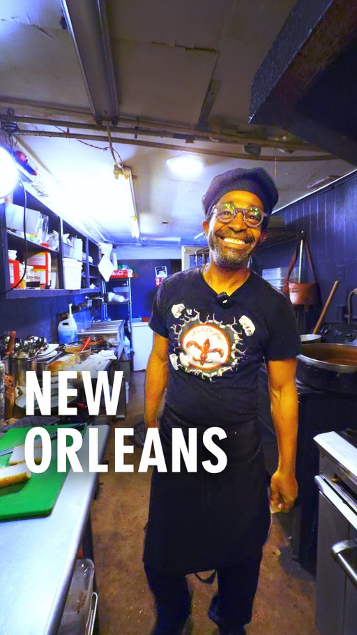 Someone drove their car through his restaurant. Since then he’s been calling it New Orleans’ best hole in the wall. 

📍 Heard Dat Kitchen (@_hearddat_) 
 2520 Felicity St, New Orleans, LA 70113

Follow for more stories about people and food. ❤️