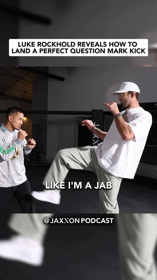 @lukerockhold training the champion @thefearlessmma1 with kicks at @jaxxonmediahouse after the @jaxxonpodcast 🤯 full episode now live on JAXXOM BEHIND THE BRAND
