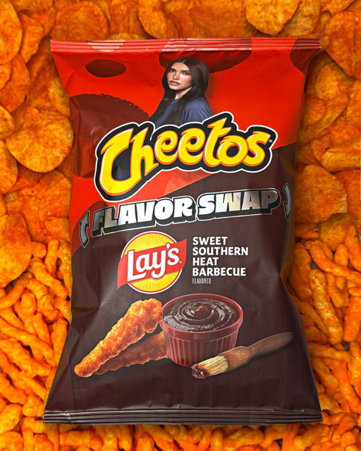 Ayy NEW snack drop. Thanks for collabing,
@madisonbeer. Follow @Cheetos, comment below and
we may send you a signed bag.