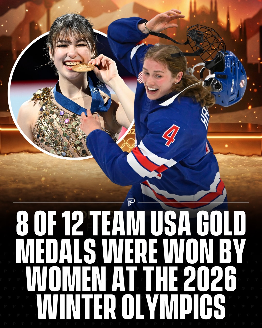 Team USA had a historic showing at the 2026 Milano Cortina Winter Olympics, earning a record 12 gold medals overall.

And 8 of those gold medals were won by women, a dominant performance that highlighted the strength and depth of U.S. women’s winter sports this year.

Female athletes also accounted for 63.6% of all medals won by Team USA, showing just how crucial they were to the country’s Olympic success.

From women’s hockey overtime wins to alpine skiing and freestyle performances, Team USA’s women made this one of the most memorable Games ever.

#Viral #Pubity #sports