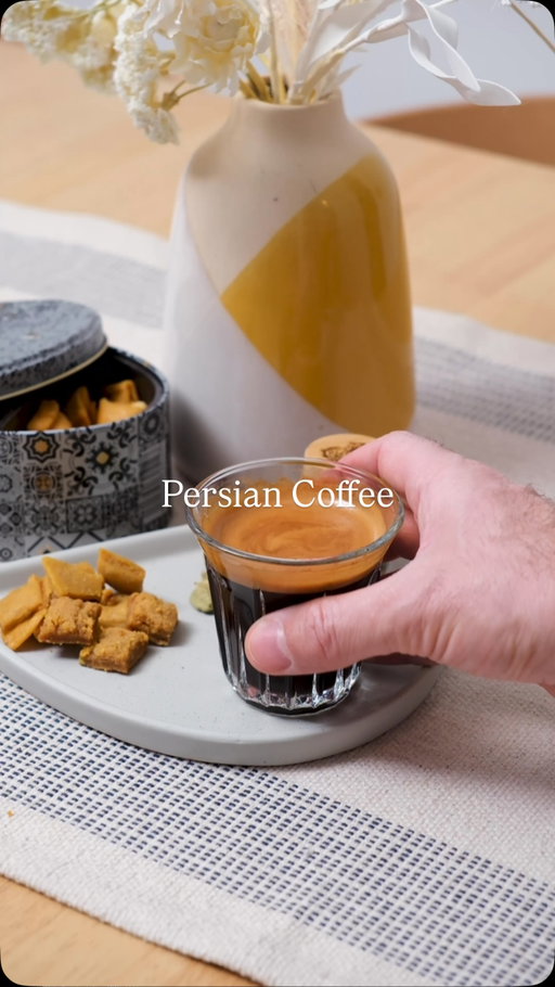 Have you tried one of the oldest coffee recipes in the world? This drink is inspired by early Persian coffee, sweet, aromatic, and refreshing. Iran was among the first places to drink coffee in the 15th century, and by the 16th century, coffee houses became hubs for poetry, conversation, and social life. You can feel Persian cuisine all through it. Saffron adds a gentle mood lift and antioxidants, while cardamom brings a soft floral aroma. It was often enjoyed with Persian sweets like Sohan. I hope you try it and enjoy its warm, comforting flavor.

Recipe
Add a pinch of ground saffron and a pinch of ground cardamom to your coffee basket.
Do your puck prep as usual.
Brew a double shot of espresso over 1 tsp of sweetener or honey.
Mix well and enjoy with a Persian sweet like Sohan. 

#coffee #espresso #persiancoffee #iran #himebarista