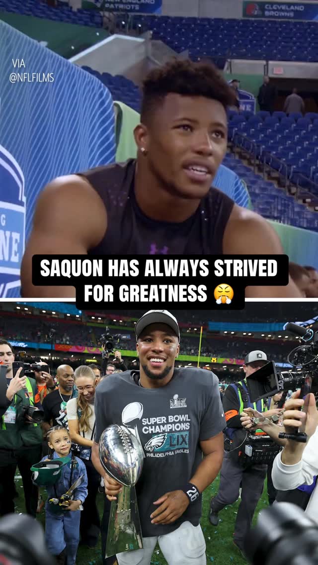 7 years ago, Saquon Barkley showcased his skills at the NFL Combine 👏

(via @nflfilms)