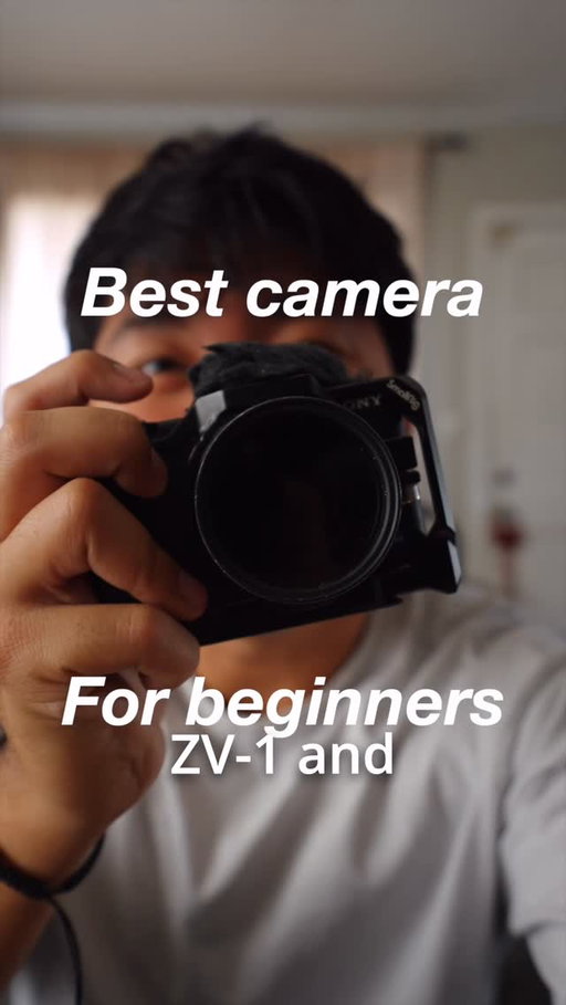 The Sony zv-1 is the best beginner camera for any creator! #sonyzv1 #contentcreater #contentcreatortips