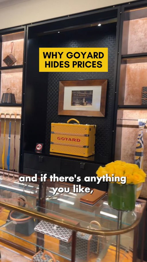 When Goyard forced me to visit the store, I understood they weren’t selling a bag, they were selling an experience.

#luxurybrands #designerbags #goyard #leathergoods #luxurymarketing #brandstrategy #tannerleatherstein