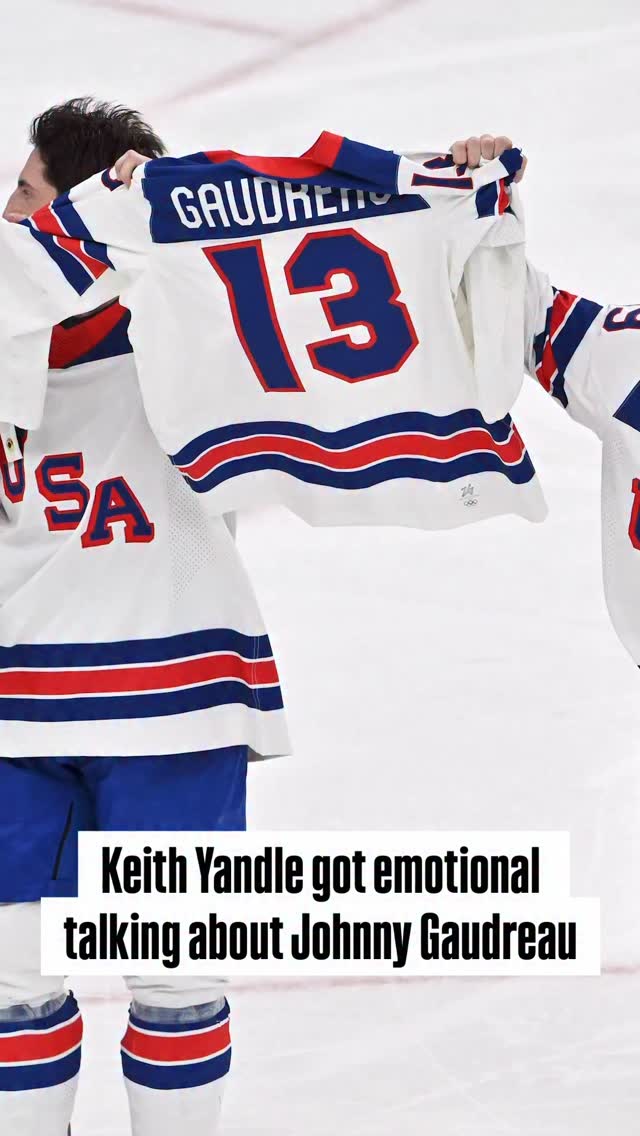 Keith Yandle got emotional talking about Johnny Gaudreau.  Credit to the Team USA guys for keeping his spirit alive.