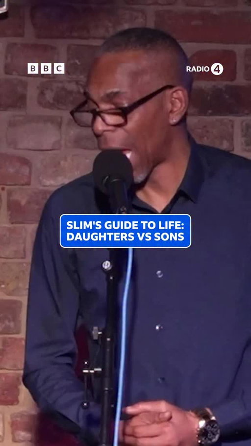 Dads with daughters know: you don’t come home from work… you come home to a plastic kitchen and a cup of imaginary wind ☕💨 

Slims Guide To Life – Stand Up Specials | Listen on BBC Sounds