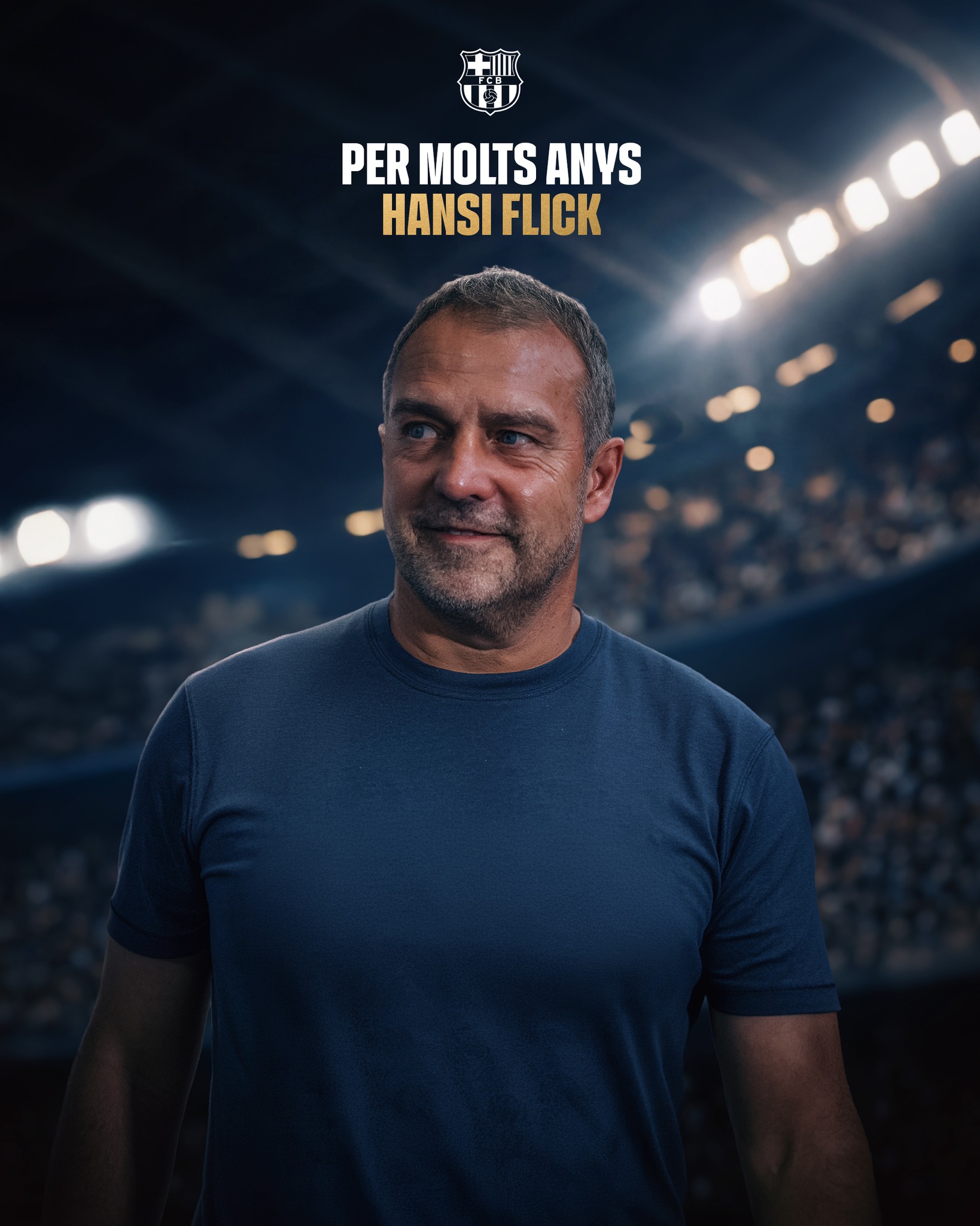 Happy Birthday, Hansi! 🎂

Feliç aniversari, míster! 
¡Feliz cumpleaños a nuestro entrenador!