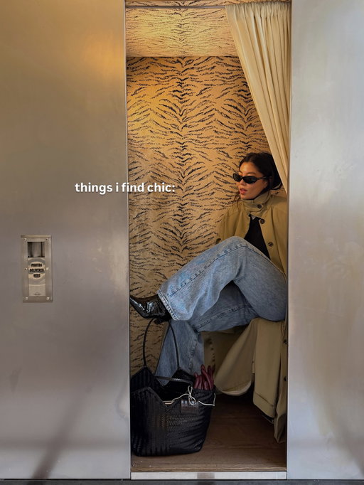 Some things i find chic: 

#thingsifindchic #trend #londonlife #outfitinspo