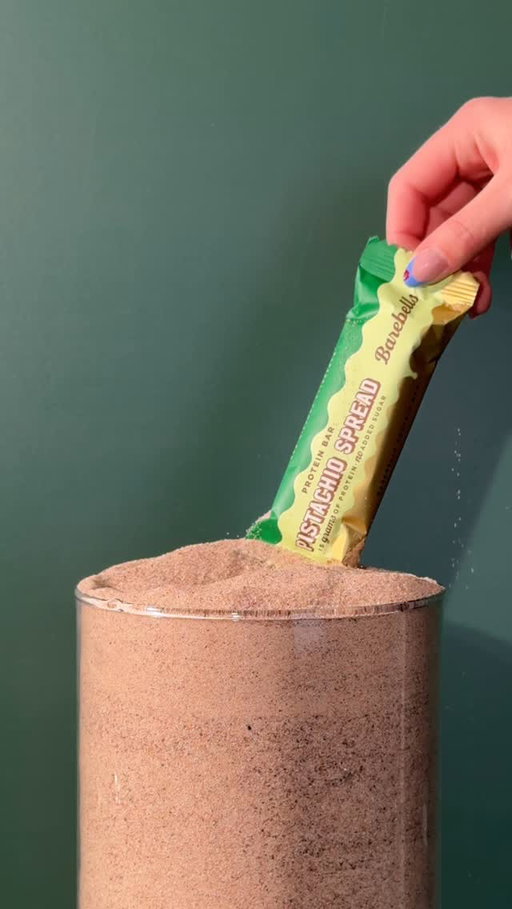 Meet Pistachio Spread! 🍫🌵 Inspired by the trending pistachio and chocolate combination loved worldwide. Luscious green pistachio filling, silky chocolate coating, and 15g of protein. Perfection takes time… and it was worth the wait.