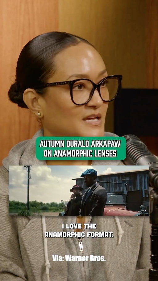 Autumn Durald Arkapaw on the unique feeling of the anamorphic format.

#Sinners #AutumnDuraldArkapaw