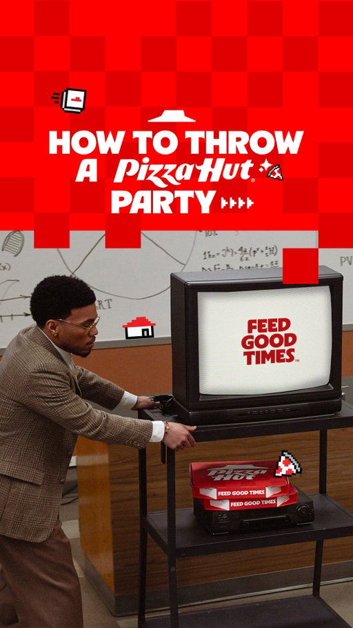 CLASS IS IN SESSION 👏📚 @anderson._paak is teaching us How to Throw a Pizza Hut Party and you are going to want to write this down #FeedGoodTimes