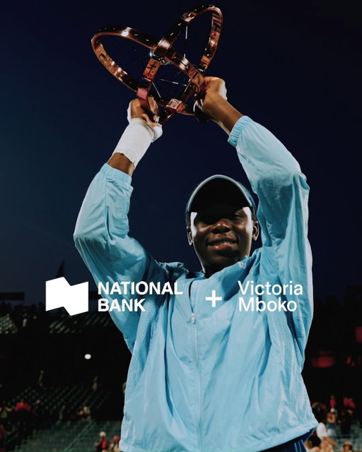 National Bank is proud to announce a multi-year partnership with @vickymboko  to keep building the future of Canadian tennis.