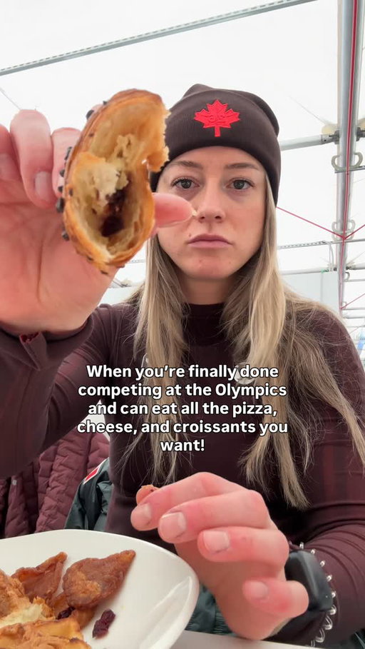 When you’re finally done competing at the Olympics , don’t need to weigh in, and can eat all the croissants you want. 😌😋
.
.
#athletevillage #milanocortina2026 #winterolympics #croissants #mico