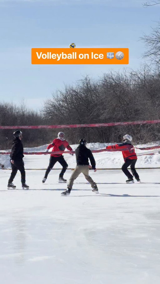 Ice Volleyball in the Olympics? #icevolleyball #winterolympics #onice #volleyball #robworling14