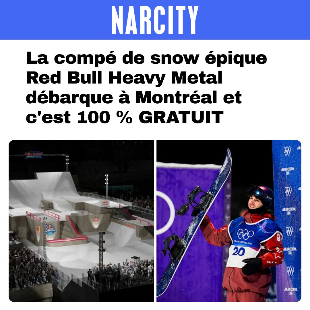 Oui, il va même y a voir des Olympiens. 👀🔥

👇👇👇

 Lien dans la bio de @narcityquebec !

https://www.narcity.com/-2675312787.html

📸: Courtoisie de Red Bull, Darren Calabrese | COC