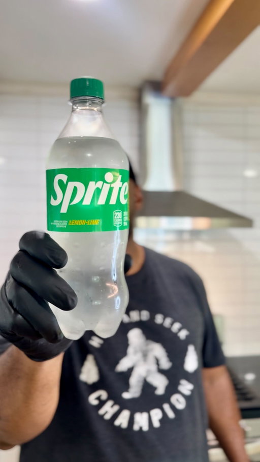 I finally made homemade Sprite and now the canned stuff tastes like a distant memory 😂 Fresh lemon, fresh lime, real sugar, and sparkling water just hit on a whole different level. Be honest… the only reason the drive-thru Sprite feels elite is that fountain mix ratio, not the label. 🍋🍈

Homemade Sprite 

Ingredients:

Zest of 3 lemons
Zest of 6 limes
1 cup sugar
Roughly 1 cup boiling water 
Juice of ½ lime (per glass)
Sparkling water, chilled
Ice

Instructions:

Place the sugar in a medium bowl. Using your hands, rub the lemon and lime zest into the sugar until it’s fragrant and fully incorporated.

Pour in 1 cup of boiling water and whisk until the sugar dissolves. Strain the mixture through a fine sieve into another bowl to remove the zest, creating a lemon-lime syrup. Let cool.

To serve, fill a glass with ice. Add about ¼ cup of the syrup (or more to taste), the juice of ½ lime, and top with sparkling water. Stir gently and enjoy your homemade Sprite.

Info:

Homemade Sprite loses fizz quickly because it can’t trap high-pressure CO₂ like factory-sealed cans or bottles, but it makes up for it by being fresher and free of preservatives or excess corn syrup.

#sprite #soda #homemade #drinks #recipe