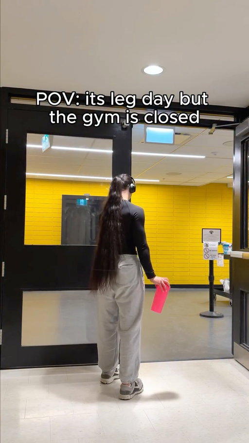 Weird that the gym is always closed on leg days🤔

#GoBlackGoGold #UWaterloo #MovePlaySucceed #WarriorRec