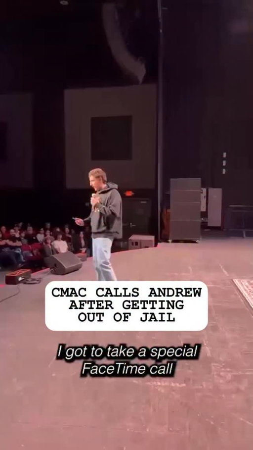 CMac calls Andrew live at C5 Carnival following jail release
