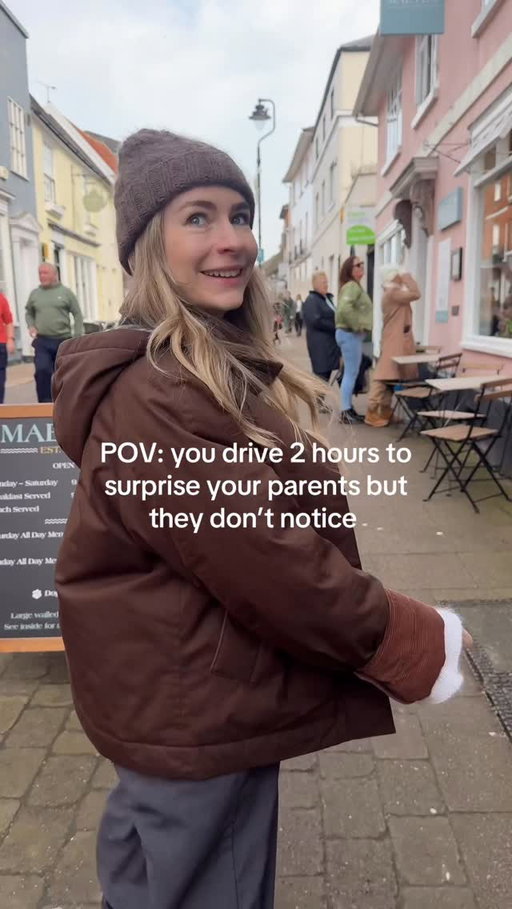 When you drive two hours to surprise your parents but they don’t see you 😂 couldn’t stop laughing whilst editing this, hope you enjoy too!