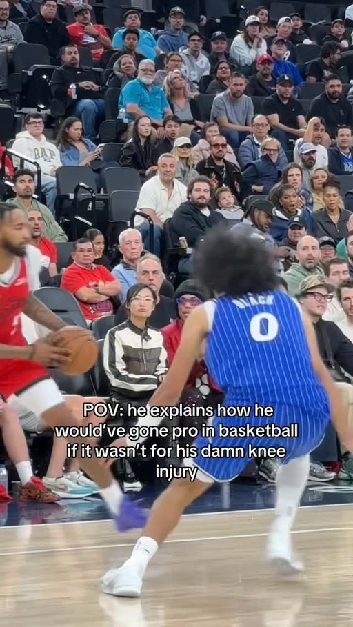 When he says he could have gone pro in basketball be like