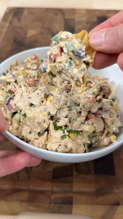 This isn’t your average Chicken Salad!

Creamy, smoky, a little spicy — this Southwest Chicken Salad is deli-style, loaded with flavor, and perfect for meal prep, crackers, or stuffed in a toasted croissant. It also absolutely hit the spot for the pregnancy cravings 🫣😂

If you like chicken salad but want something with a little more personality, THIS is the move.

Save this for later and enjoy!

Shopping list:
1 rotisserie chicken
1 cup black beans
1 corn cut off the cob
1 cup mayo
1/2 cup sour cream
Zest and juice 1 lime
2 tbsps cilantro 
1 diced jalapeño
1/2 diced red onion
1/2 diced red and green bell pepper 
Chicken bouillon powder, AP seasoning, cumin, chili powder, smoked paprika

#mrmakeithappen #chickensalad #chicken #mealprep #recipes