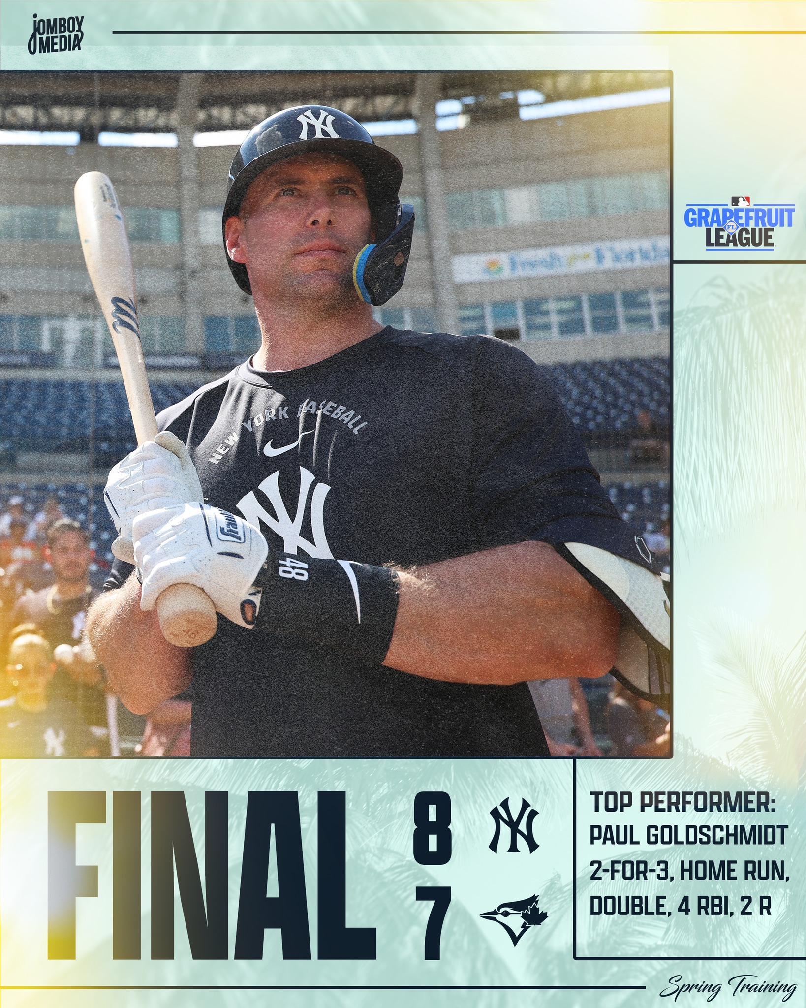 Yankees win their first 2026 matchup against the Blue Jays