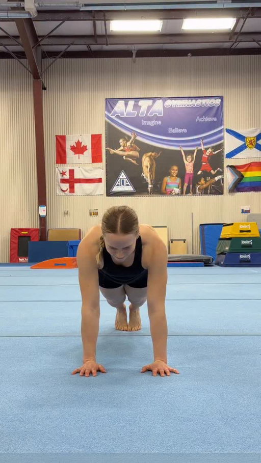 Plank strength and coordination challenge 🤪 

my wrist flexibility was not helping me on this 😅 How do you think you’ll do? 

#strength #fitness #gymnastics #sport #fitnesschallenges