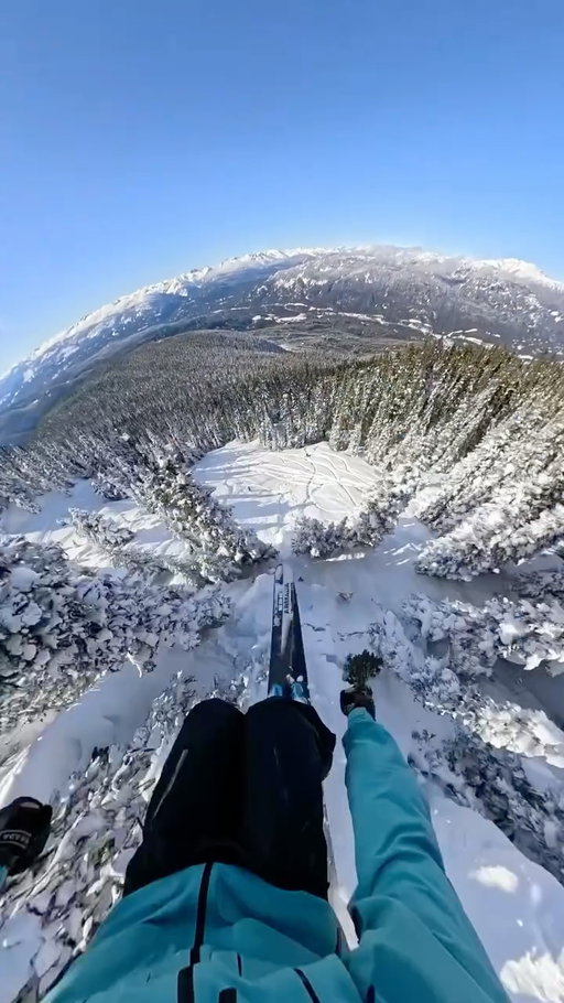 I got to fly for a moment 🦅 
The @armadaskis declivity 108 are stomping machines. Filmed on my @gopro Max 2
@oakleyskiing @armadaskis @gopro @casttouring @whistleroldschool 

#drop #big #fun #gopro