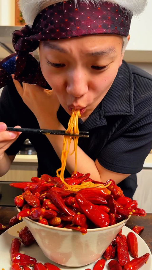 Ken makes a not so spicy ramen 🍜 🌶️
