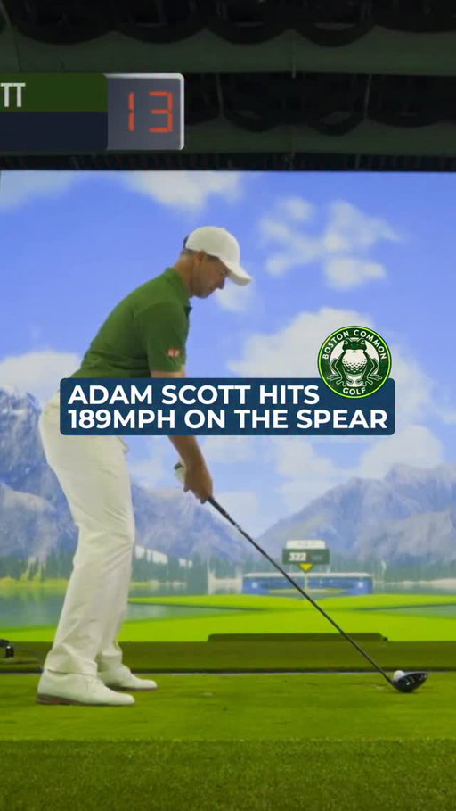 Adam Scott with the SPEED 🔥