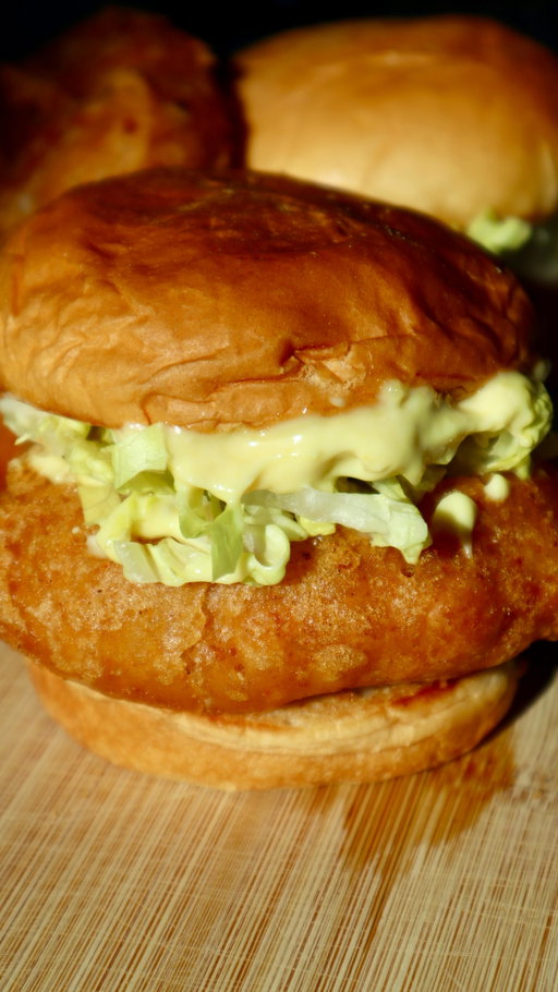 homemade mcchickens!! 

recipe video will be up on Friday!! comment “chicken sandwich” for the full recipe! 

#mcdonalds #chickensandwich #fastfoodathome #homecooking #sandwich