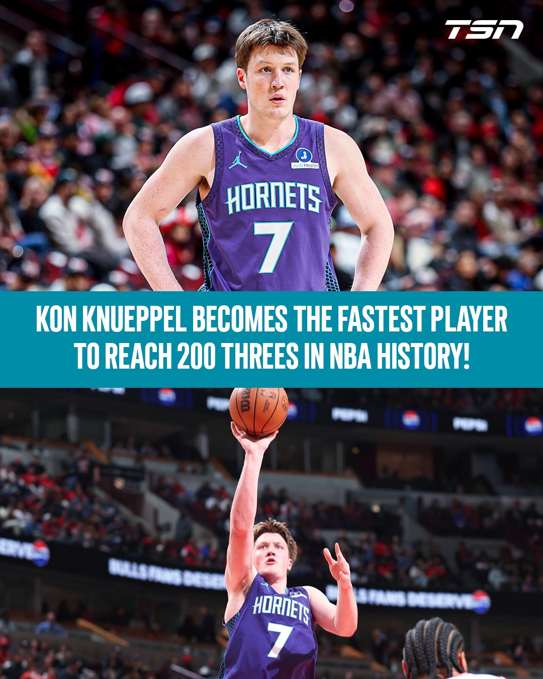 The Future is bright for Kon Knueppel. ✨

🎥: @nba