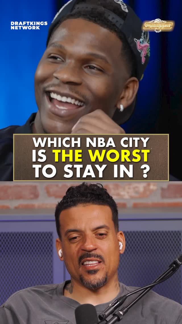 Utah ain’t the only NBA city on Max’s hit list 😭 

Anthony Edwards called out the league’s nastiest spots… Matt & Max added a few.