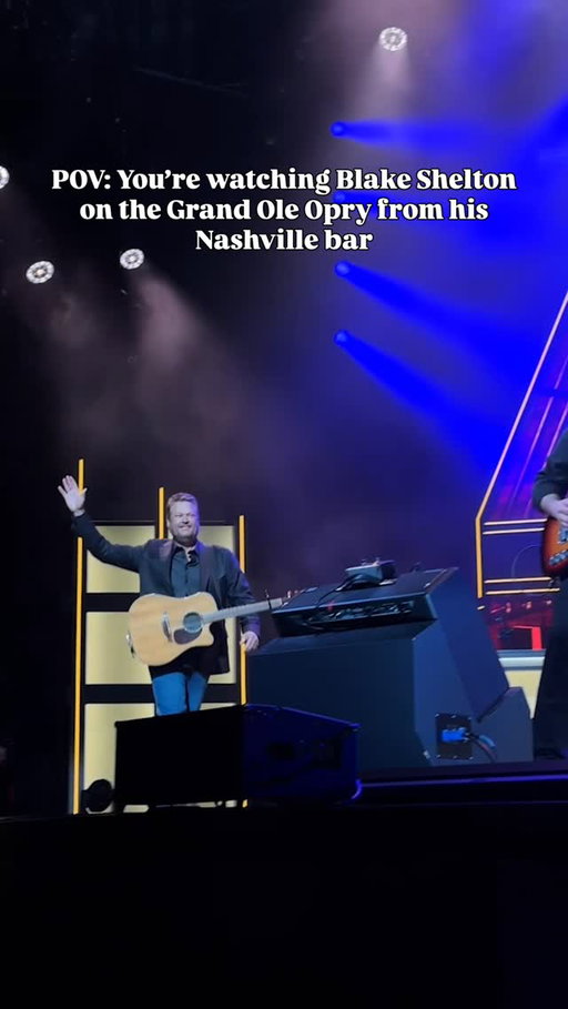 You know Ole Red’s tuning in when @blakeshelton makes his return to the @Opry stage 🐾🫡