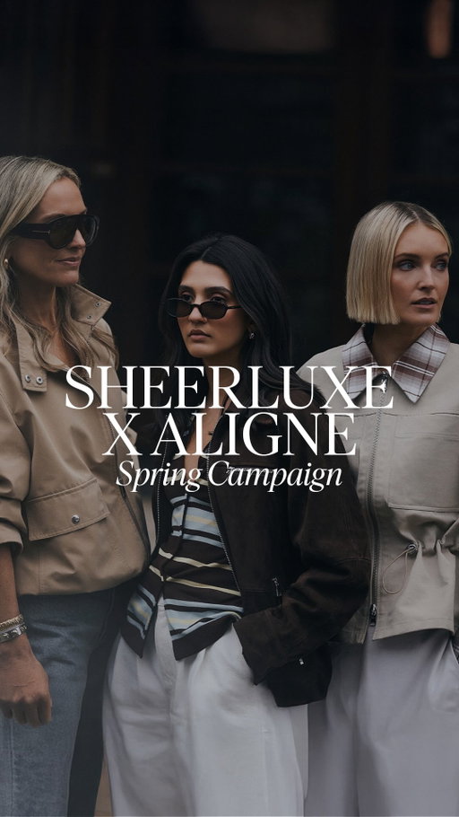 New season, new ambitions. The @sheerluxe x @ALIGNE spring 2026 campaign captures confident, modern dressing against a distinctly London backdrop. Watch on to see the full video & shop the collection now, via the link in our bio… AD